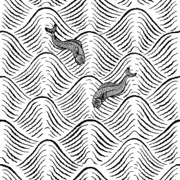 Papier peint Petites vagues