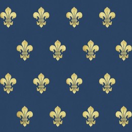 Jean - Papier peint tapisserie Fleur de Lys.