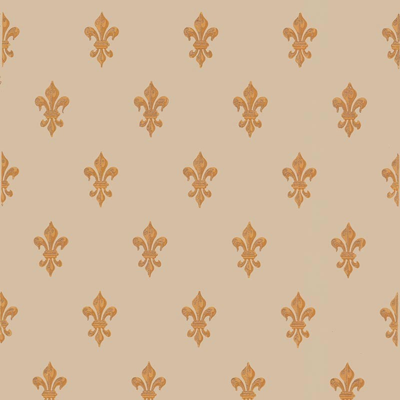 Henri - Papier peint tapisserie Fleur de Lys.