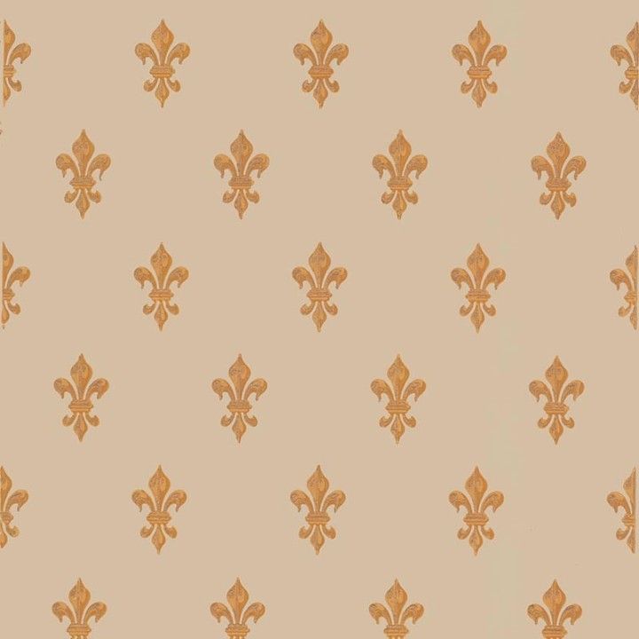 Henri - Papier peint tapisserie Fleur de Lys.
