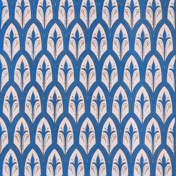 Philippe - Papier peint tapisserie Fleur de Lys.