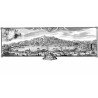 Papier peint Panoramique Vue de la colline de Fourviere et des quais de Saone Complet