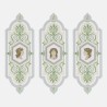 Medallion wallpaper Parthenon Frescoes Right Figure