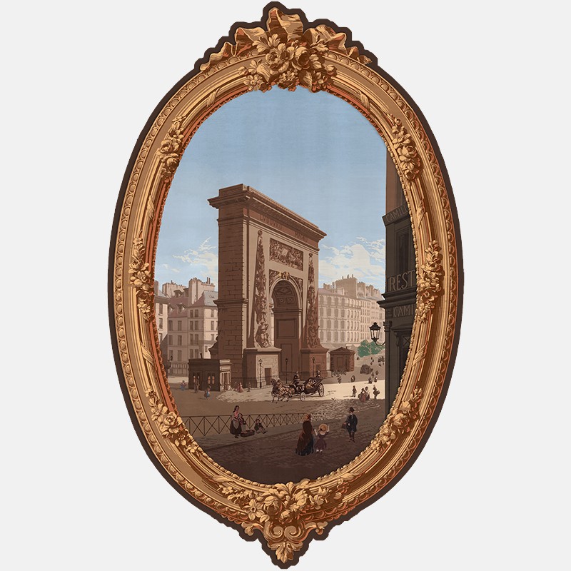 The Saint-Denis gate - Wallpaper Medallion