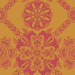 Papier peint Empire Rosaces