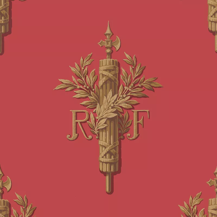 Papier peint République française