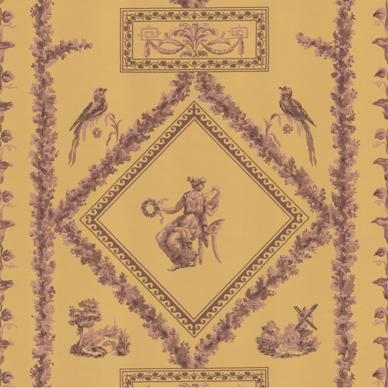 Empire Sowing rosettes Wallpaper.