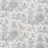 Papier peint Toile de Jouy - Chinois à la brouette