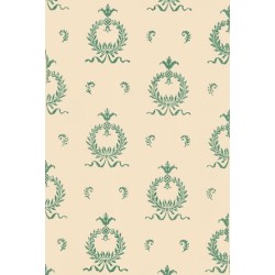 Papier peint Empire Couronnes Lauriers