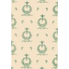 Papier peint Empire Couronnes Lauriers