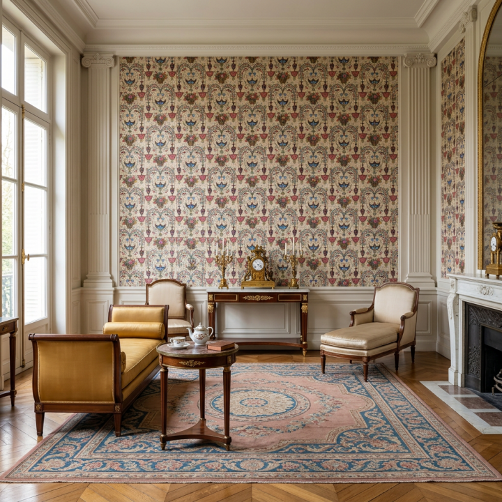 Cracked Directoire Arabesques