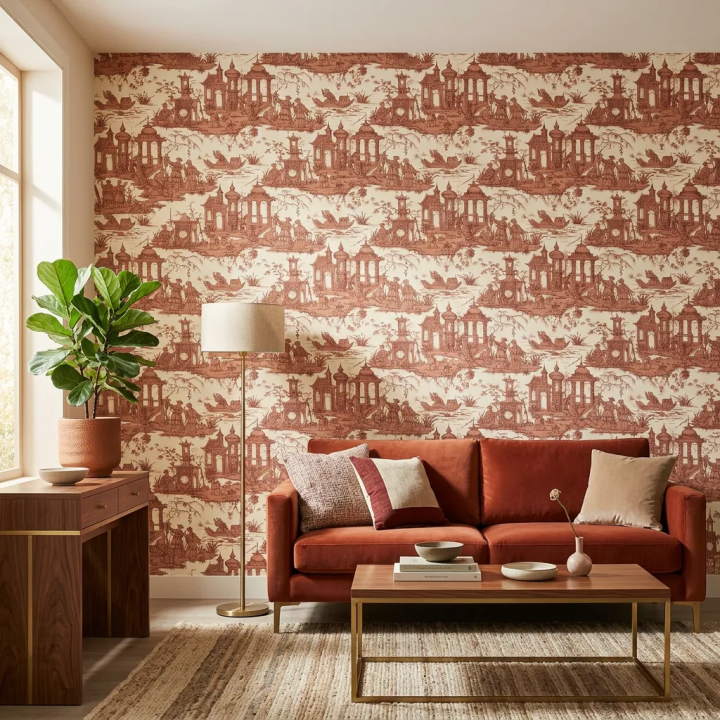Papier peint Les Pagodes