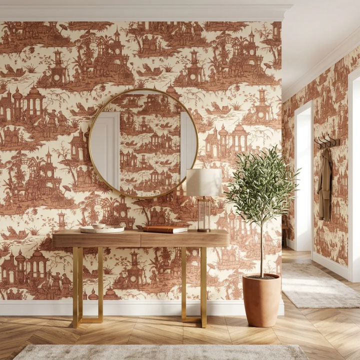 Papier peint Les Pagodes
