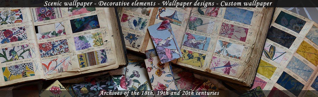 Wallpaper Archives of  the 18th, 19th and 20th centuries